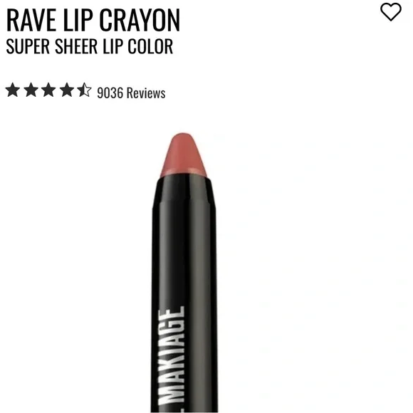 IL Makiage Rave Lip Crayon - RIO - Picture 2 of 11